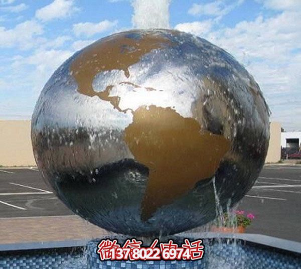 高品質(zhì)不銹鋼噴泉雕塑，裝點你的公園