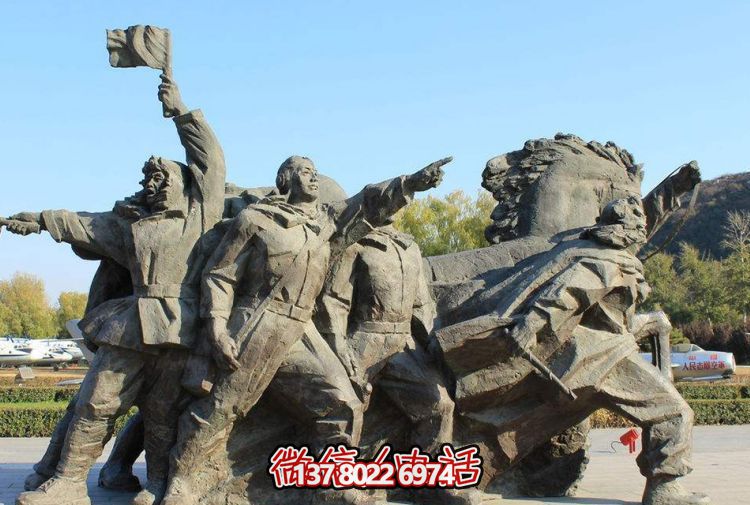 大型石雕景觀擺件，為廣場(chǎng)增添創(chuàng)意人物氣息