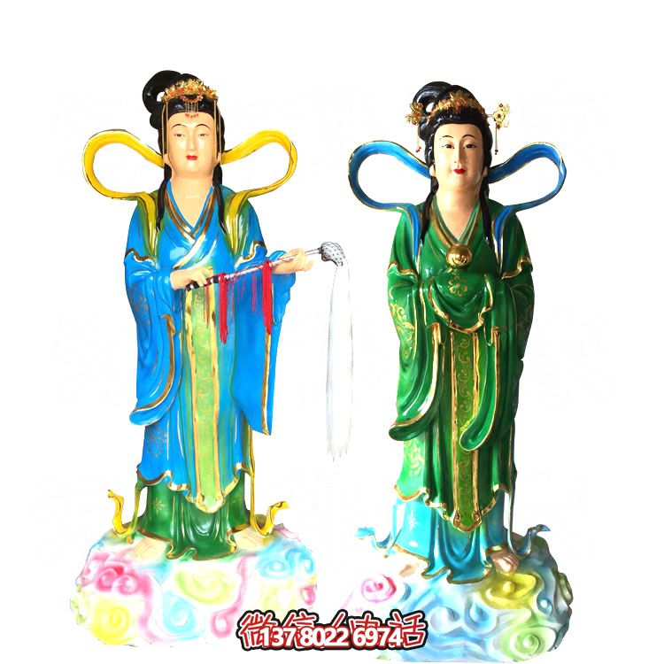 七仙女玻璃鋼雕塑，打造完美園林