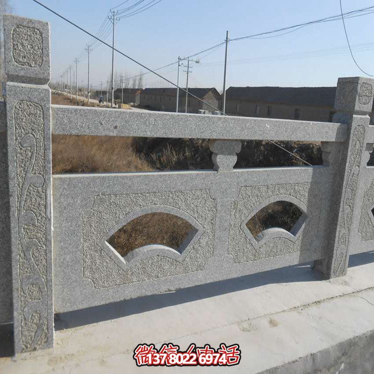 精美大理石護(hù)欄雕塑，讓戶外河道更加美觀
