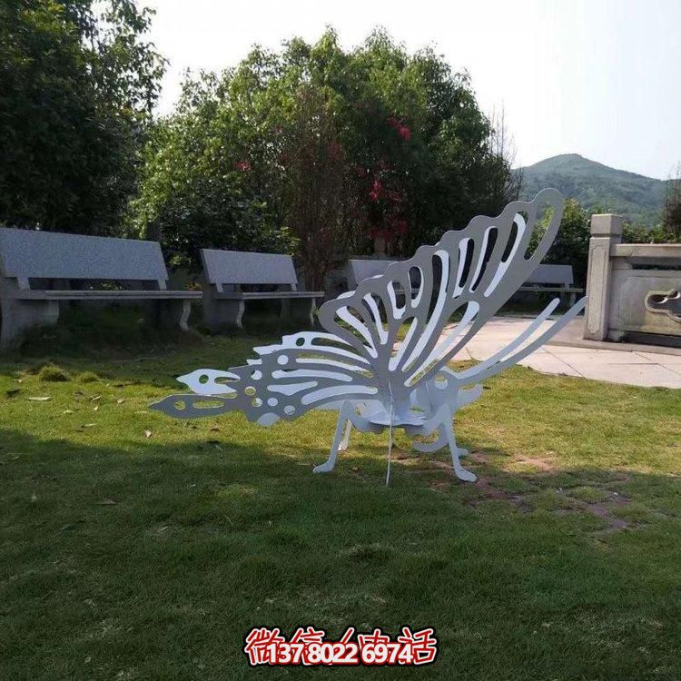 高級不銹鋼雕塑擺件，讓公園更加美麗