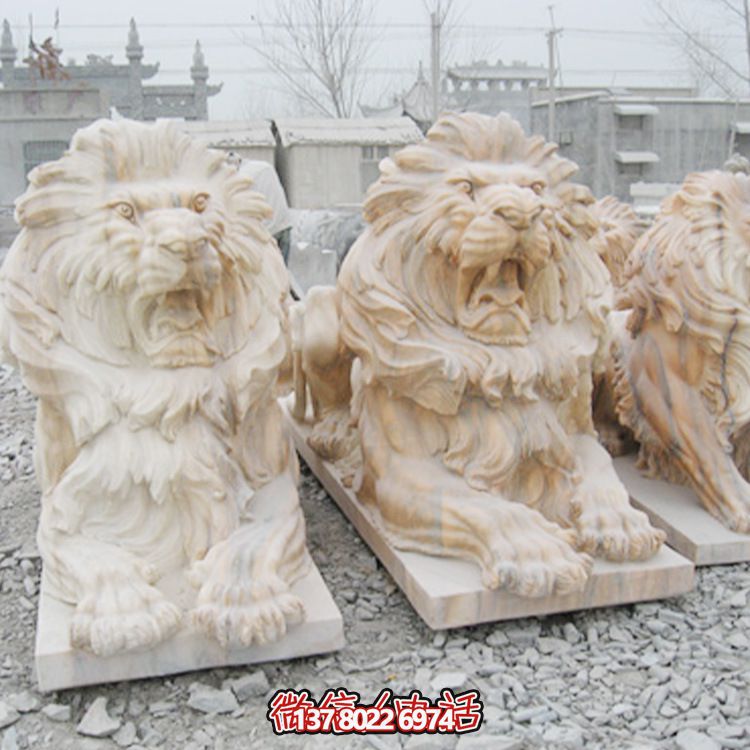 仿真獅子雕塑，為公園、動物園帶來活力