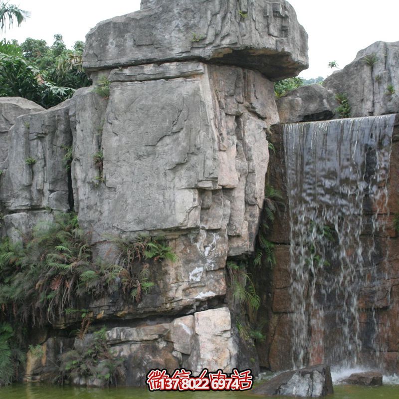 百花爭艷，景致美妙——游覽石假山景觀