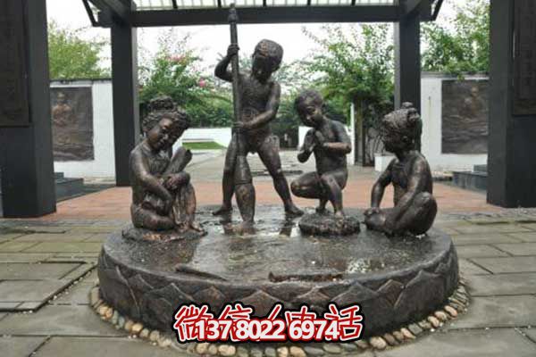 不銹鋼銅雕毛筆，為兒童締造景區(qū)樂(lè)趣