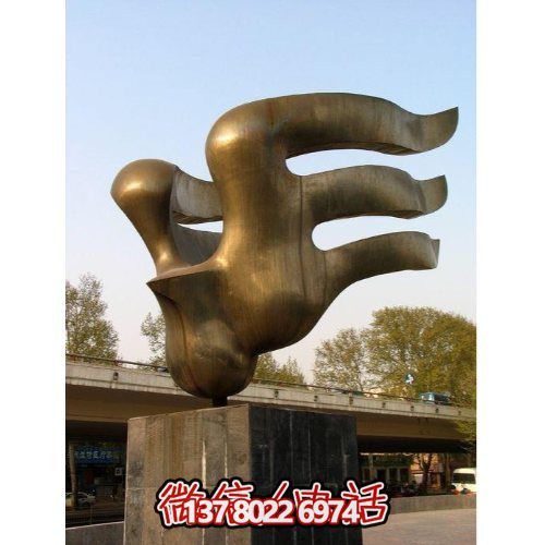 大型不銹鋼景觀雕塑，創(chuàng)意點(diǎn)亮戶外廣場(chǎng)、園林和景區(qū)