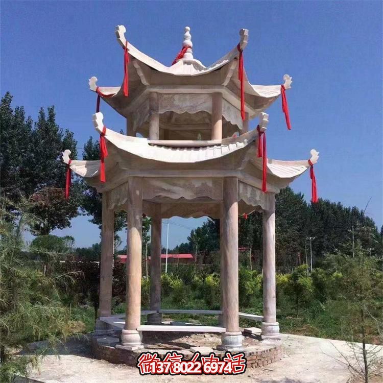 古典式園林雕塑，打造涼亭小區(qū)尊貴裝點