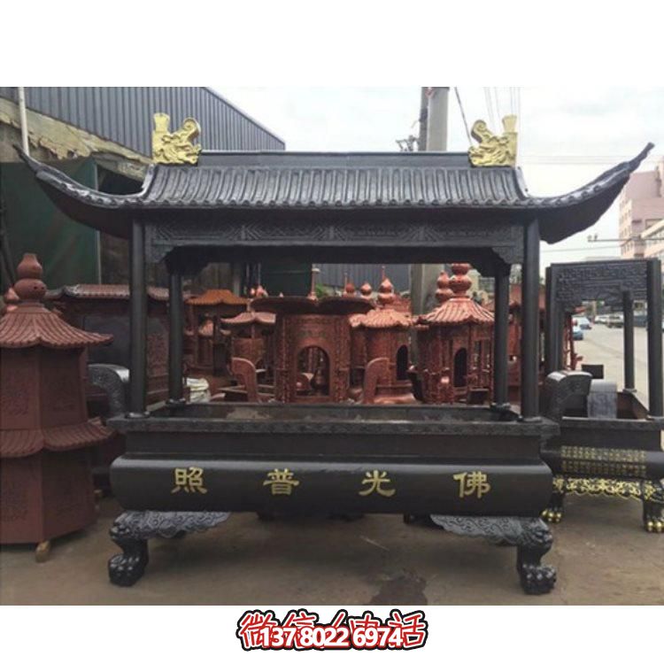 精美銅雕香爐，裝點您的景區(qū)、寺廟、戶外