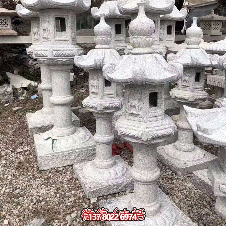 花崗巖石雕燈，中國傳統(tǒng)古建照明燈籠